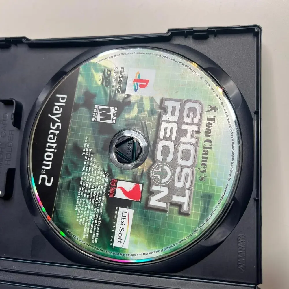 Tom Clancy’s Ghost Recon (Sony PlayStation 2,‎ 2002) CIB Tested Ubisoft PS2